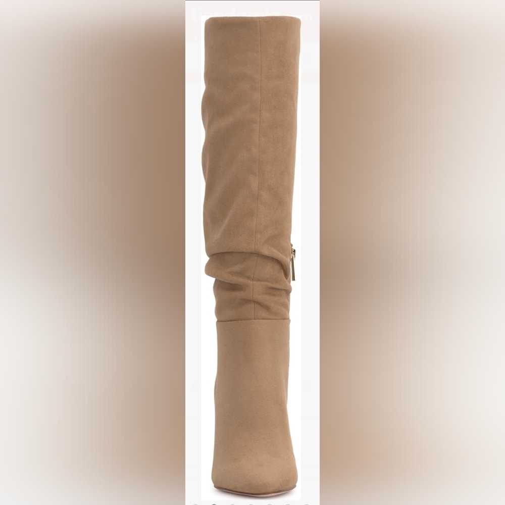 Jessica Simpson 'Minerva' Tall Kneehigh Suede Boot In Mink Size 8 - Picture 7 of 7